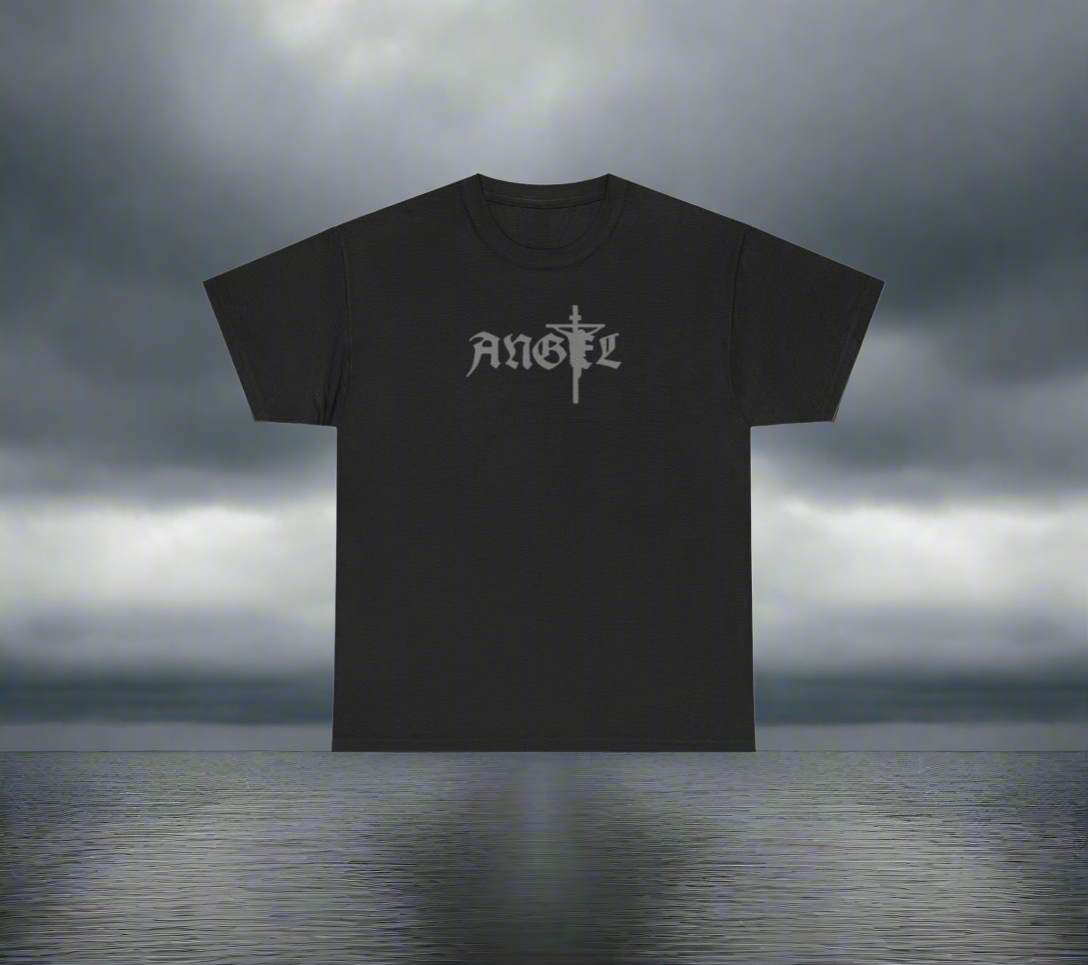 angel crucifix tee